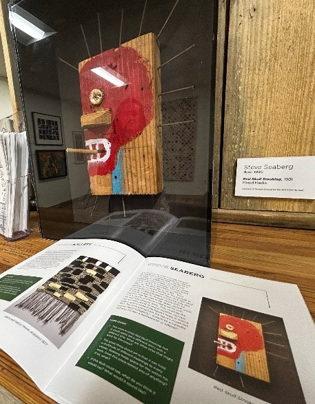 Artwork in a gallery exhibit