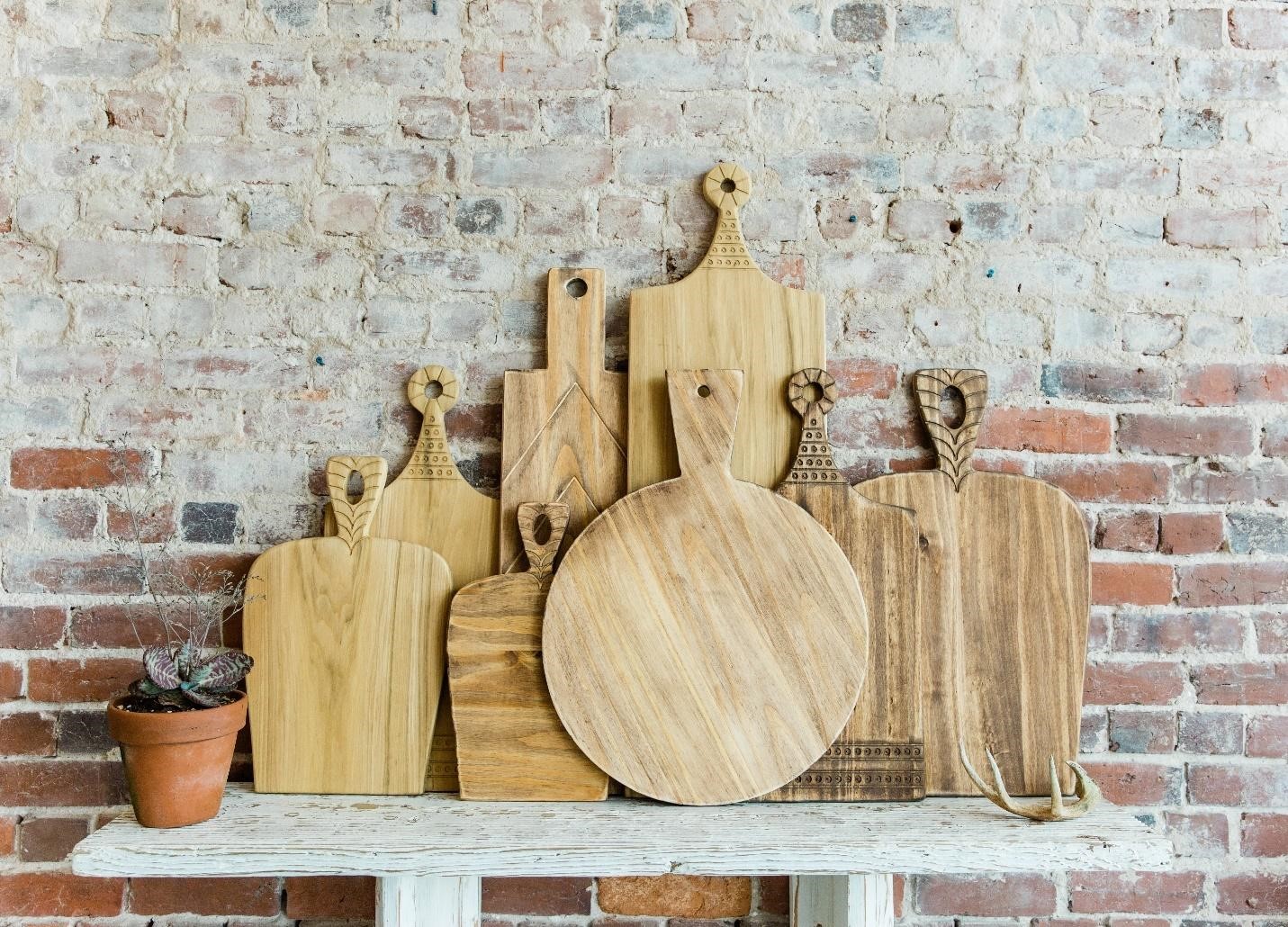 cutting boards on display