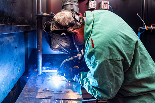 The Hyundai Mobility Training Center of Georgia features hands-on training spaces, such as the pictured one for welding, to prepare the workforce for jobs of the future.
