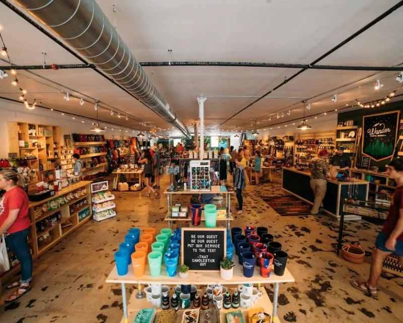 Inside Wander North Georgia store