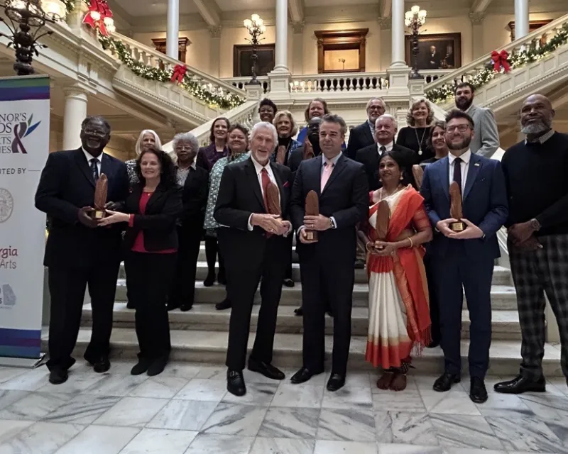 group photo of award winners
