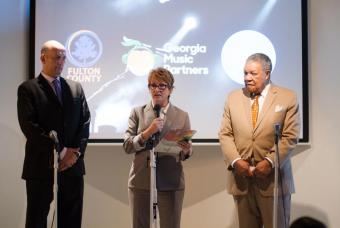 georgia music partners at fulton county press conference