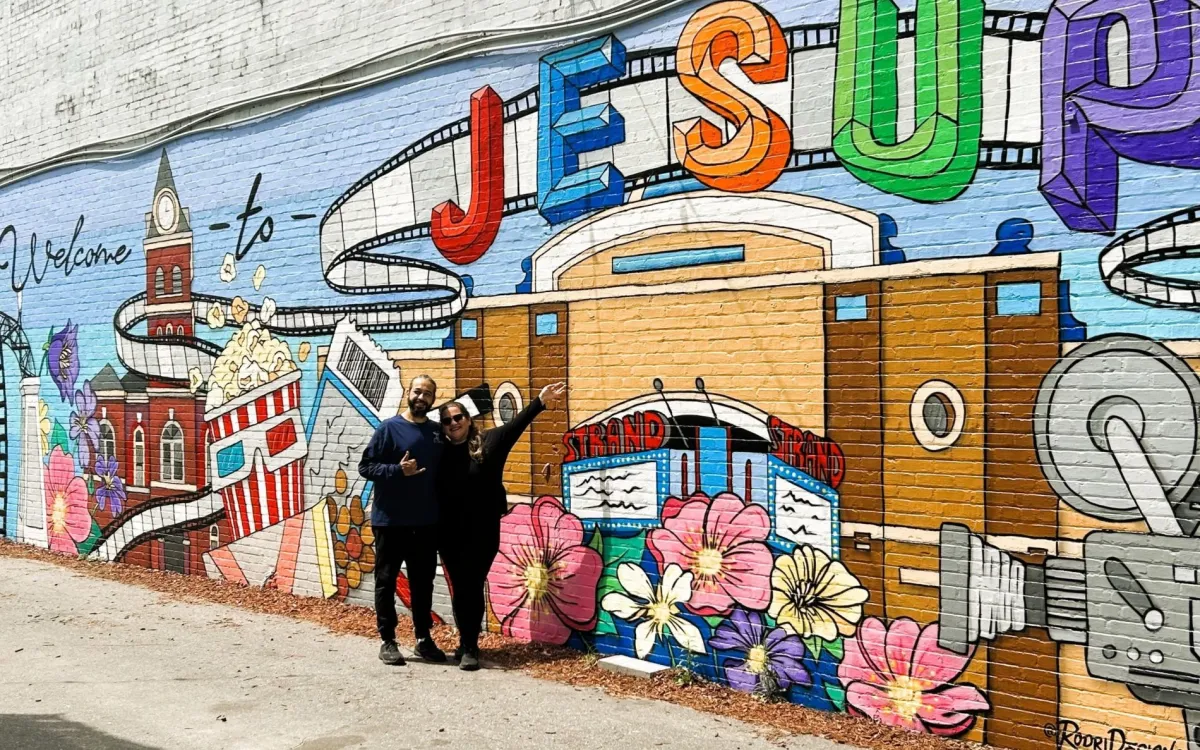 A mural in Jesup GA