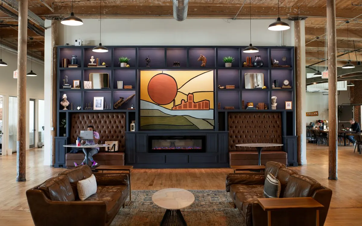 Thrive Cowork at The Mill On Etowah in Canton, Georgia.