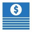stats icon of money stack