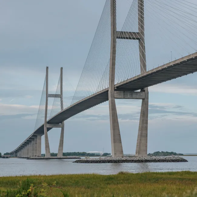 Sidney Lanier Bridge in Brunswick, Georgia
