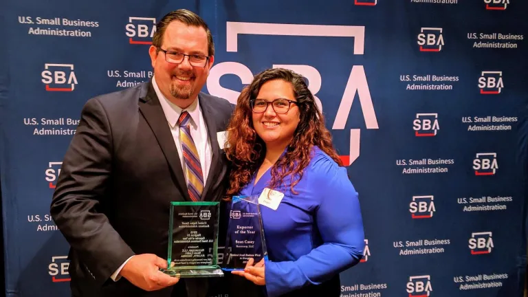 Rotorcorp President, Sean Casey and Latin American Service Rep. Jessica Echague