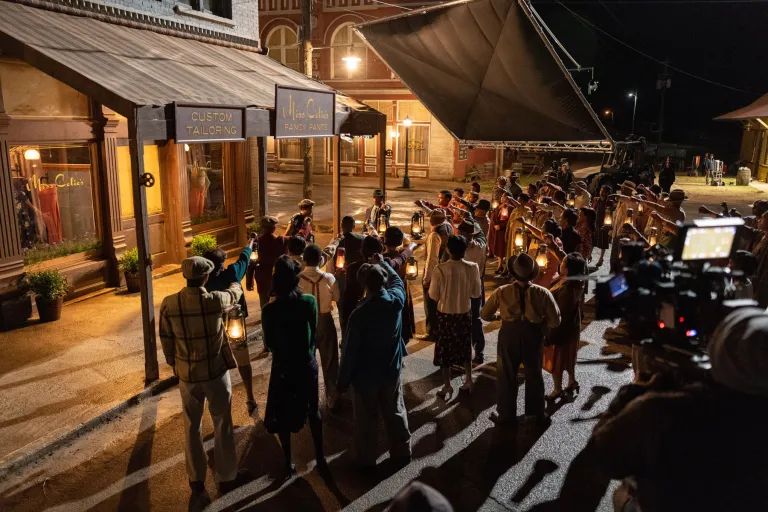 Movie set taking place in Georgia town