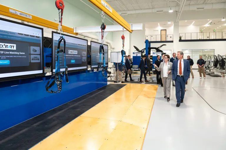 Governor Brian Kemp touring the newly opened Hyundai Mobility Training Center of Georgia