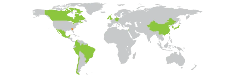 International Reps maps