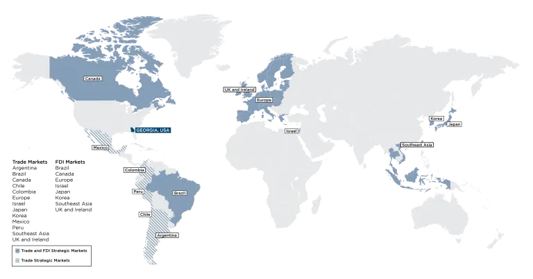 International offices map