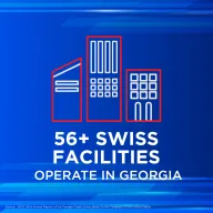 56+ Swiss facilities operate in Georgia