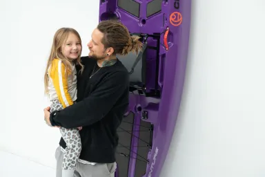 James Derbecker and daughter