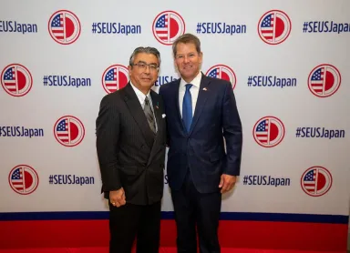 Governor Kemp and Shinsuke J. Sugiyama