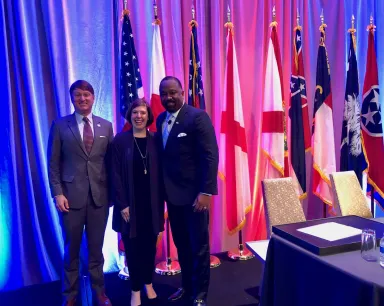 Pat Wilson, Mary Waters, and Virgil Miller