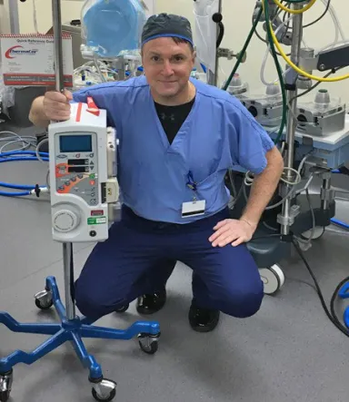 Richard Cartledge with Smisson-Cartledge product