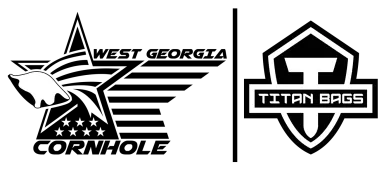 West Georgia Cornhole | Titan Bags logos