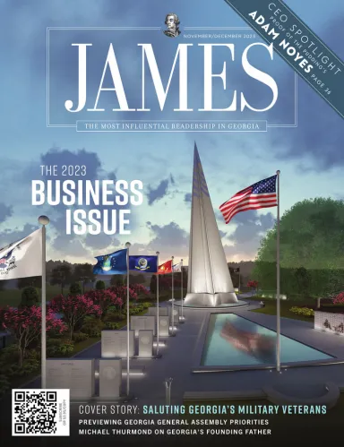 JAMES Magazine October 2023 cover