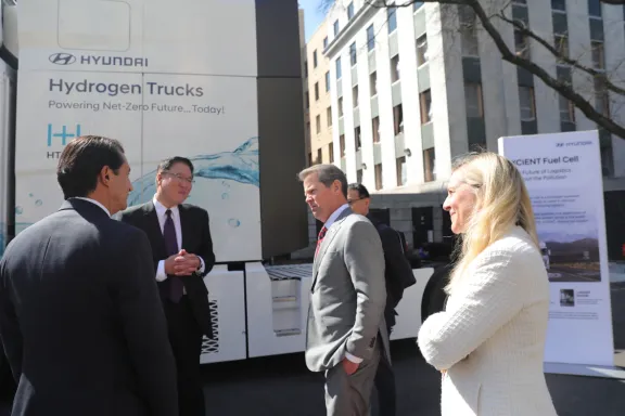 Governor Kemp, First Lady, and Hyundai representatives
