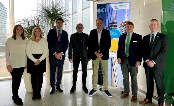 Georgia and NRW.Global Business representatives