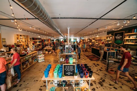 Inside Wander North Georgia store