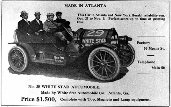 No. 35 White Star Automobile